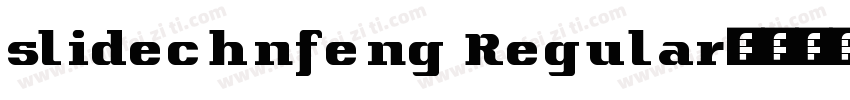 slidechnfeng Regular字体转换